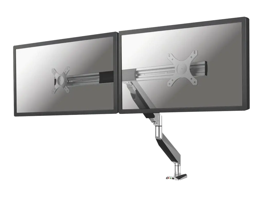 Neomounts NM-D725DX - Befestigungskit - Voll beweglich - für 2 LCD-Displays - Silber -