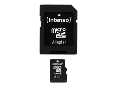 Intenso Class 10 - Flash-Speicherkarte (microSDHC/SD-Adapter 3413460