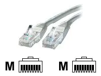 VALUE - Patch-Kabel - RJ-45 (M) zu RJ-45 (M) - 10 m - UTP - CAT 5e - geformt - Grau
