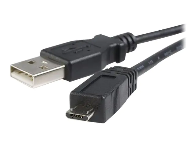 StarTech 3 m Micro USB-Kabel Stecker/Stecker - USB-A auf Micro-B - USB-Kabel - USB (M) zu Micro-USB Typ B (M) - USB 2.0 - 3 m - Schwarz - für P/N: KITBXAVHDPEU, KITBXAVHDPUK