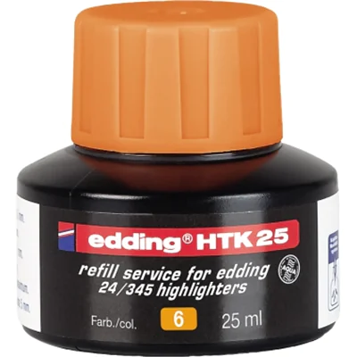 edding Nachfülltusche HTK25 4-HTK25006 25ml orange edding Nachfülltusche HTK25 4-HTK25006 25ml orange
