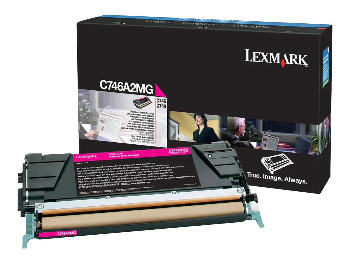 Lexmark Magenta - original - Tonerpatrone LCCP C746A1MG