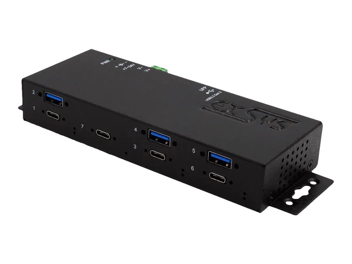 Exsys EX-1237HMVS - Hub - 3 x USB 3.2 Gen 2 +