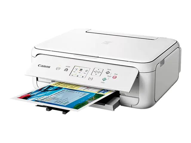 Canon PIXMA TS5151 - Multifunktionsdrucker - Farbe - Tintenstrahl - 216 x 297 mm (Original) - A4/Legal (Medien) - bis zu 13 ipm (Drucken) - 120 Blatt - USB 2.0, Wi-Fi(n), Bluetooth - weiß