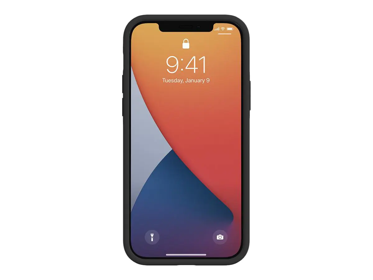 Incipio Duo - Schutzhülle für Mobiltelefon - Schwarz - für Apple iPhone 12, 12 Pro