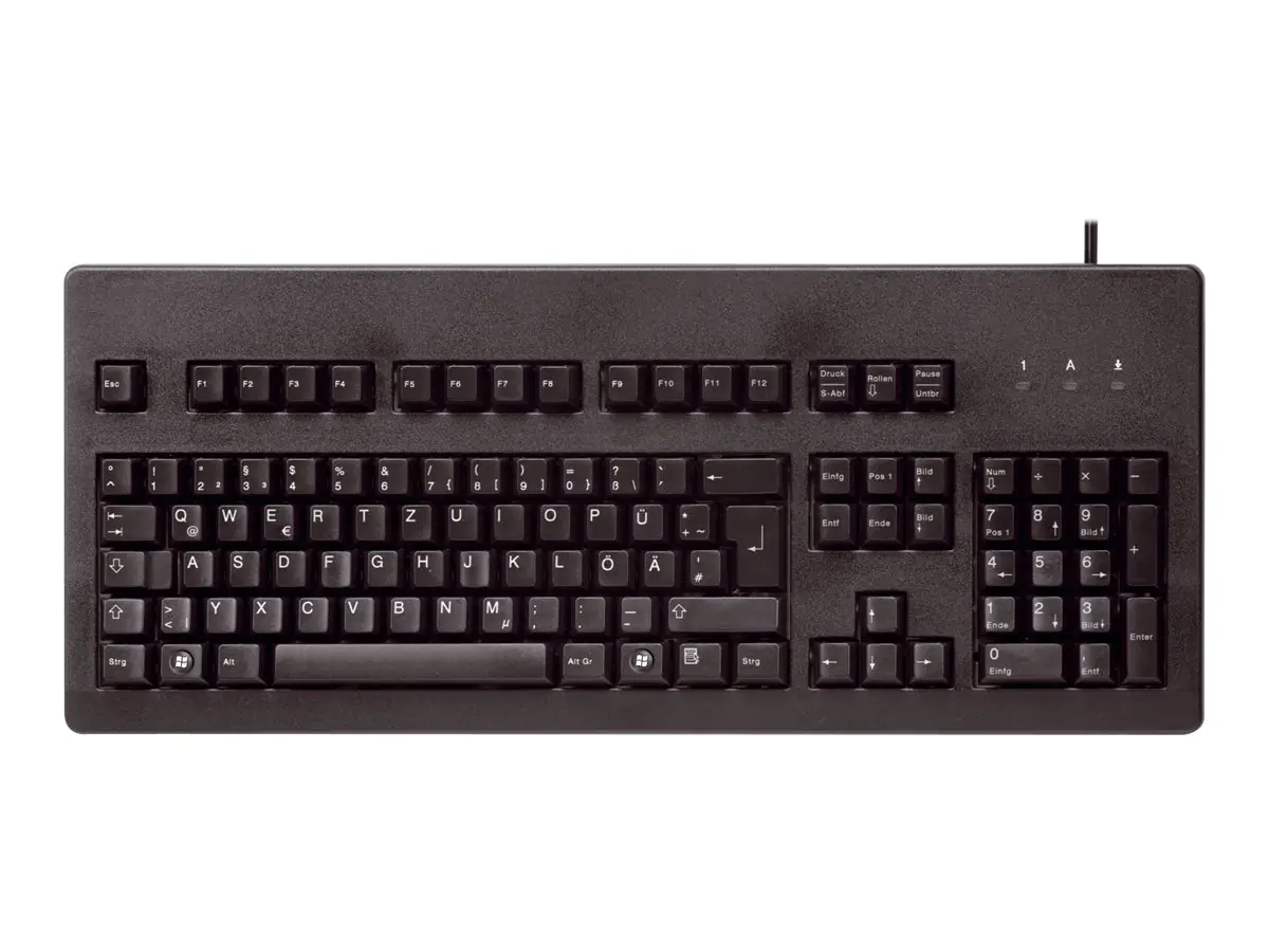 CHERRY G80-3000 - Tastatur - PS/2, USB - Deutsch - Schwarz CHERRY G80-3000 - Tastatur - PS/2, USB - Deutsch - Schwarz