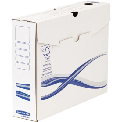 Bankers Box Archivschachtel Basic 4460102 A4+ 80mm ws/bl 25 St./Pack. Bankers Box Archivschachtel Basic 4460102 A4+ 80mm ws/bl 25 St./Pack.