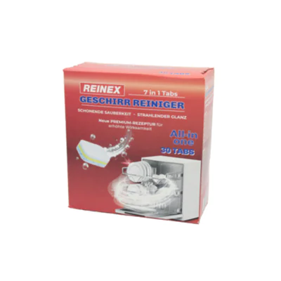 REINEX Spülmaschinentabs 7 in 1 Zitrone 30 St./Pack. REINEX Spülmaschinentabs 7 in 1 Zitrone 30 St./Pack.