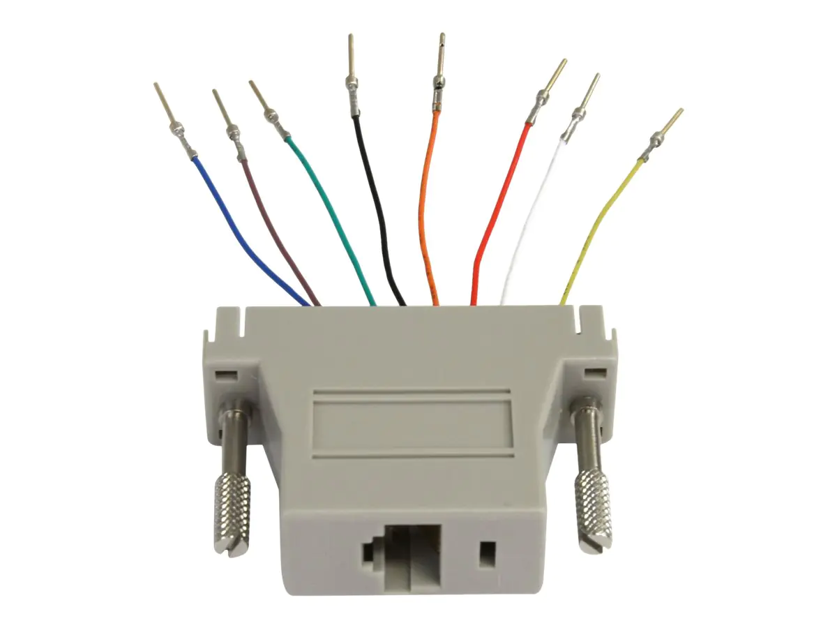 StarTech.com DB25 auf RJ45 modularer Adapter - Stecker/Buchse - Seriell Adapter - DB25 (St)
