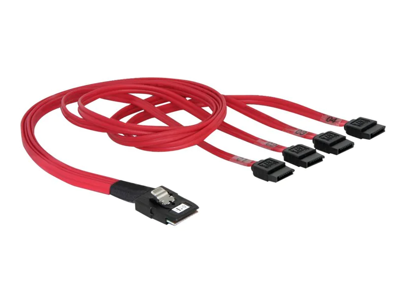 Delock - SATA- / SAS-Kabel - 4-Lane - SATA (W) zu 36 PIN 4iMini MultiLane (M) - 50 cm