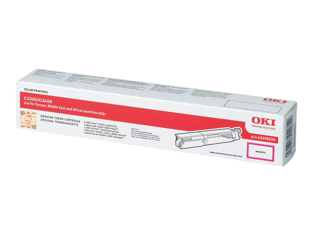 OKI - Cyan - Original - Tonerpatrone - für C3300n, 3400n, 3450n OKI - Cyan - Original - Tonerpatrone - für C3300n, 3400n, 3450n