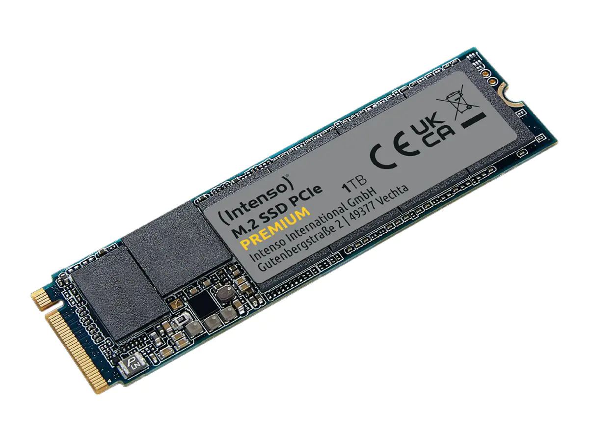 Intenso PREMIUM - SSD - 1 TB - intern - M.2 2280 - PCIe 3.0 x4 (NVMe) Intenso PREMIUM - SSD - 1 TB - intern - M.2 2280 - PCIe 3.0 x4 (NVMe)