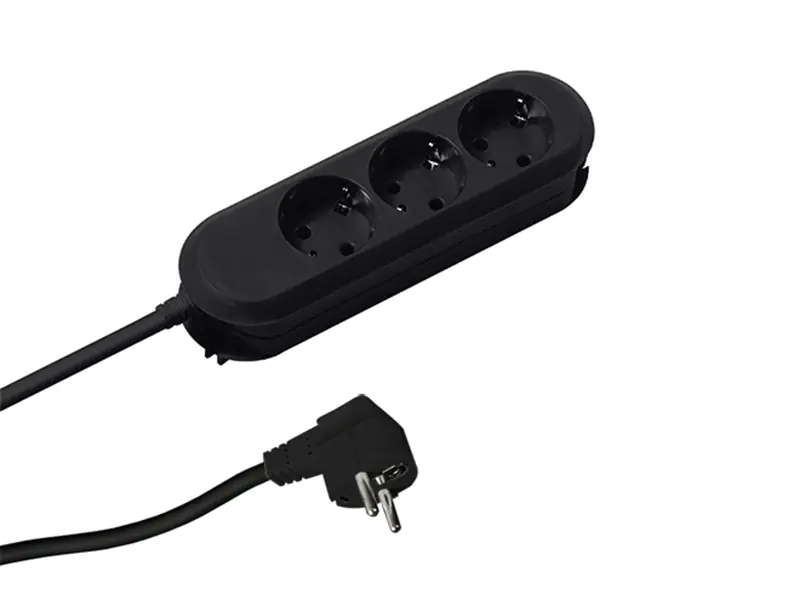 Bachmann SMART - Steckdosenleiste - Ausgangsanschlüsse: 3 (3 x Strom Typ F) - 3 m Schnur - Schwarz Bachmann SMART - Steckdosenleiste - Ausgangsanschlüsse: 3 (3 x Strom Typ F) - 3 m Schnur - Schwarz