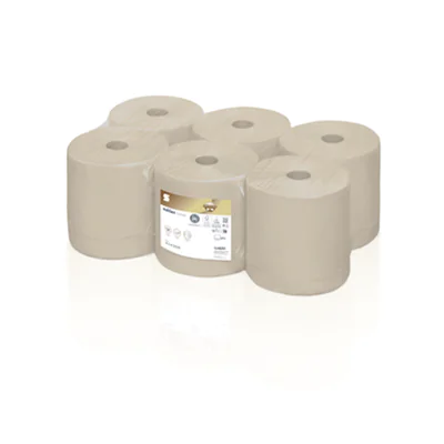 Satino by WEPA Handtuchrolle PureSoft 20,5 cm x 170 m (B x L) Papier, 100 % recycelte Wellpappe softbeige 6 Rl./Pack. Satino by WEPA Handtuchrolle PureSoft 20,5 cm x 170 m (B x L) Papier, 100 % recycelte Wellpappe softbeige 6 Rl./Pack.