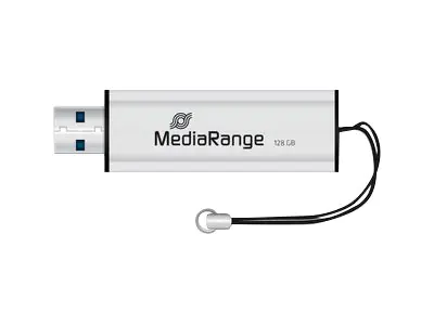 MediaRange - USB-Flash-Laufwerk - 128 GB - USB 3.0 - Schwarz, Silber MediaRange - USB-Flash-Laufwerk - 128 GB - USB 3.0 - Schwarz, Silber