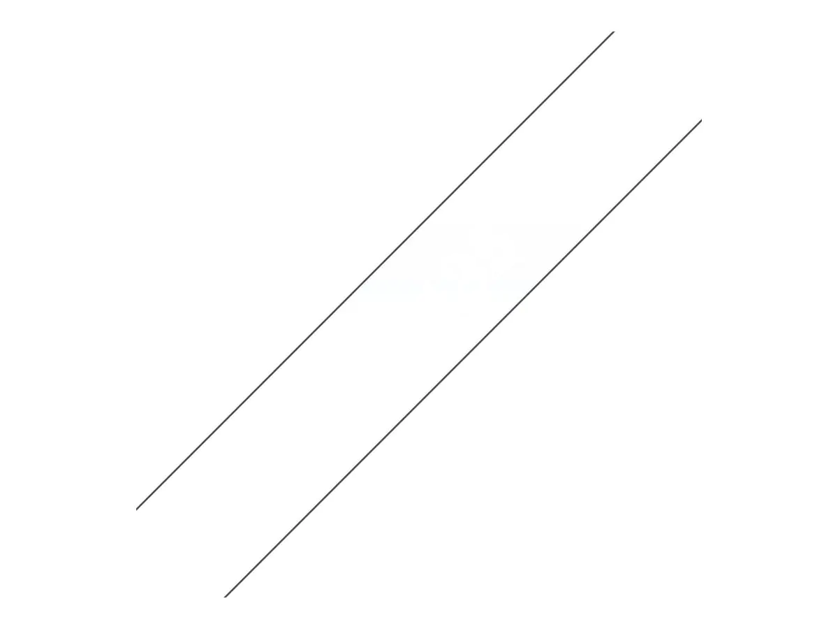 Brother TC195 - 9 mm x 7.7 m - weiß auf durchsichtig