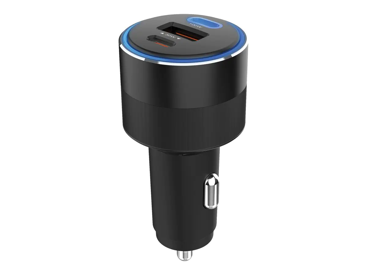 SANDBERG Active - Auto-Netzteil - 130 watt - 3 Ausgabeanschlussstellen (USB-C, USB) 441-49