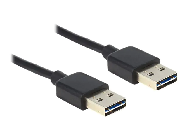 Delock EASY-USB - USB-Kabel - USB (M) bis USB (M) - USB 2.0 - 1 m - Schwarz