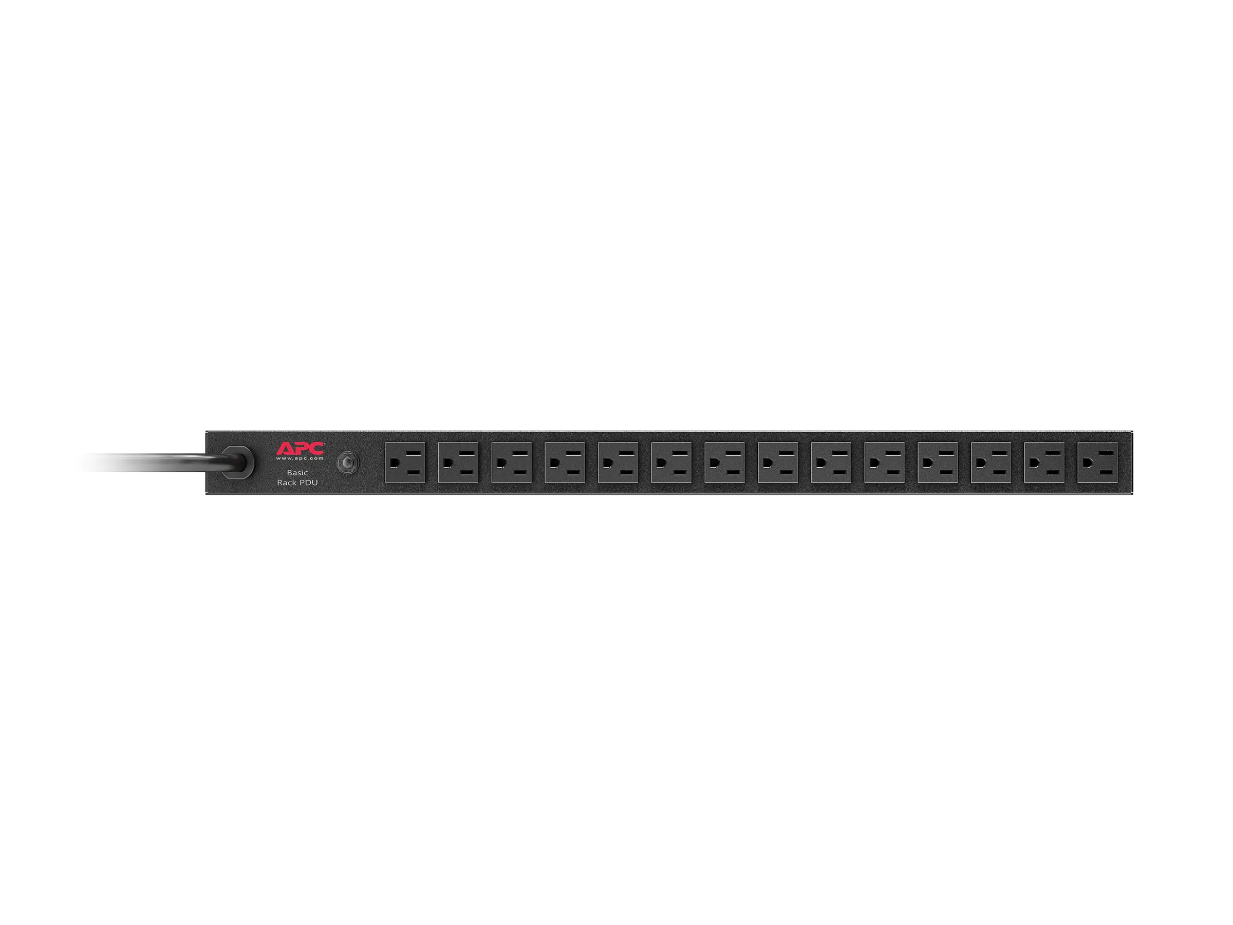 APC Steckdosenleiste (Rack - einbaufähig) - Wechselstrom 120 V - Eingabe, Eingang NEMA L5-20 - Ausgangsanschlüsse: 14 (NEMA 5-15) AP9551