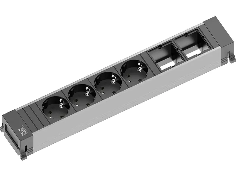 Bachmann POWER FRAME - Steckdosenleiste - Eingabe, Eingang GST18i3 - Ausgangsanschlüsse: 4 - 20 cm Bachmann POWER FRAME - Steckdosenleiste - Eingabe, Eingang GST18i3 - Ausgangsanschlüsse: 4 - 20 cm