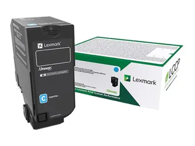 Lexmark - Cyan - Original - Tonerpatrone LRP - für Lexmark CS727de, CS728de, CX727de