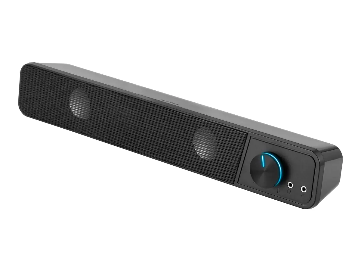SPEEDLINK Brio Stereo Soundbar - Lautsprecher - 18 KHz SL-810200-BK