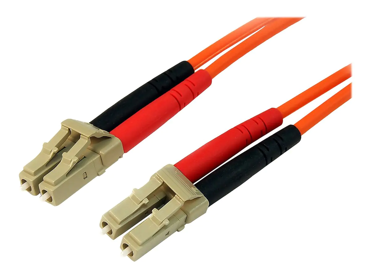 StarTech 30m Fiber Optic Cable - Multimode Duplex 50/125 - LSZH - LC/LC - OM2 - LC to LC Fiber Patch Cable (50FIBLCLC30)