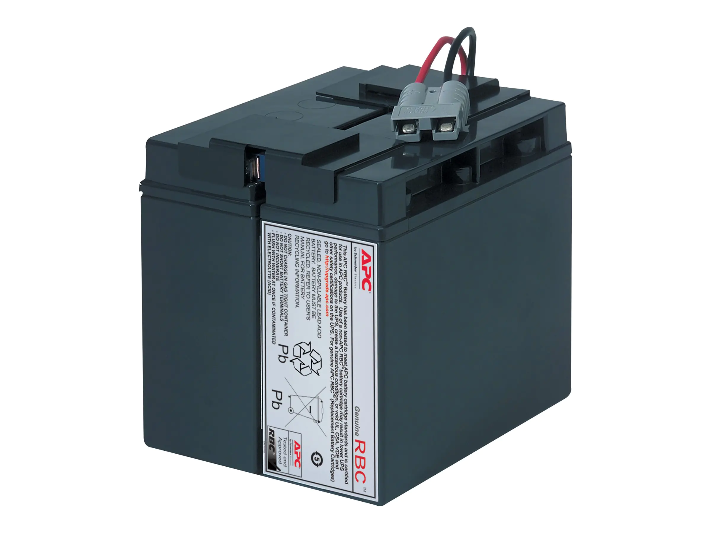 APC Replacement Battery Cartridge #7 - USV-Akku - 1 x Batterie - Bleisäure - Schwarz - für P/N: SMT1500C, SMT1500I-AR, SMT1500IC, SMT1500NC, SMT1500TW, SUA1500ICH-45, SUA1500-TW APC Replacement Battery Cartridge #7 - USV-Akku - 1 x Batterie - Bleisäure - Schwarz - für P/N: SMT1500C, SMT1500I-AR, SMT1500IC, SMT1500NC, SMT1500TW, SUA1500ICH-45, SUA1500-TW