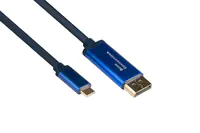 Good Connections GC 4812-CSF020B - Adapterkabel USB C> DisplayPort 4Ka60Hz flex 2.0 - Digital/Daten - Digital/Display/Video