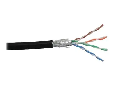 InLine - Bulkkabel - 100 m - SFTP - CAT 5e - verseilt - Schwarz