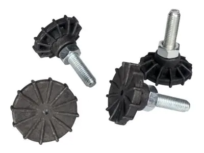 Equip Fuesse für Serverschränke 4Stk 60mm schwarz