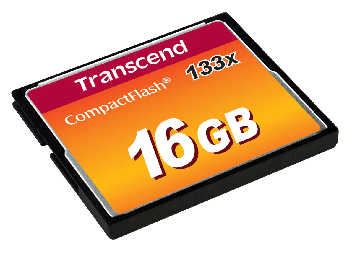 Transcend - Flash-Speicherkarte - 16 GB - 133x - CompactFlash Transcend - Flash-Speicherkarte - 16 GB - 133x - CompactFlash