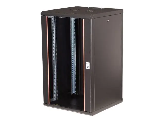 Equip Pro Mount - Schrank Netzwerkschrank - 600x600 mm, mit Glastür, abnehmbare und abschließbare Paneele, montiert - geeignet für Wandmontage - Tiefschwarz (RAL 9005) EPM-20-6060-B-CBAA