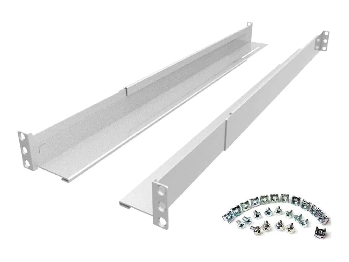 ROLINE Rack-Schienen-Kit - UPS, 1/2/3 HE 60-90 cm - eloxiertes Aluminium - 48.3 cm (19") 19.40.2165