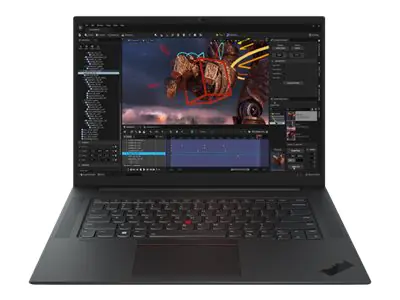 Lenovo ThinkPad P1 Gen 6 21FV - 180°-Scharnierdesign - Intel Core i9 13900H / 2.6 GHz - vPro Enterprise - Win 11 Pro - RTX 2000 Ada - 32 GB RAM - 1 TB SSD TCG Opal Encryption 2, NVMe, Performance - 40.6 cm (16") IPS 2560 x 1600 (WQXGA) @ 165 Hz - Wi-Fi 6E