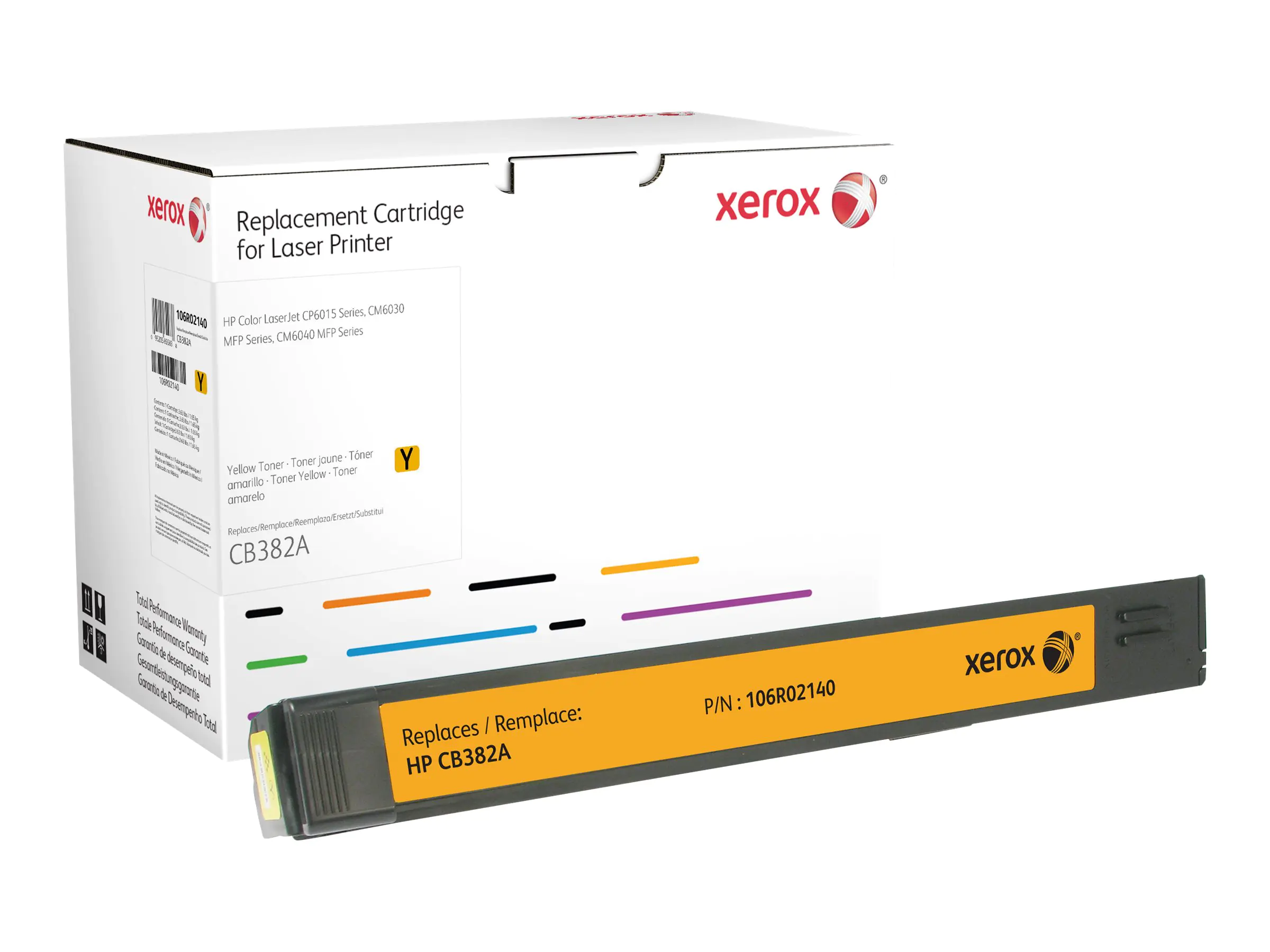 Xerox - Gelb - kompatibel - Tonerpatrone (Alternative zu: HP CB382A) - für HP Color LaserJet CM6040, CM6040f, CM6049f, CP6015de, CP6015dn, CP6015n, CP6015x, CP6015xh