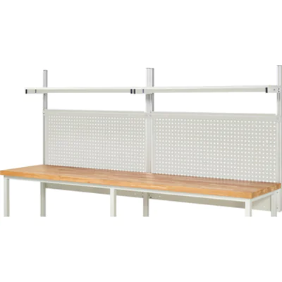 RAU Werkzeugwand 01 3.000 x 1.130 x 350 mm (B x H x T) Stahl, pulverbeschichtet lichtgrau RAU Werkzeugwand 01 3.000 x 1.130 x 350 mm (B x H x T) Stahl, pulverbeschichtet lichtgrau