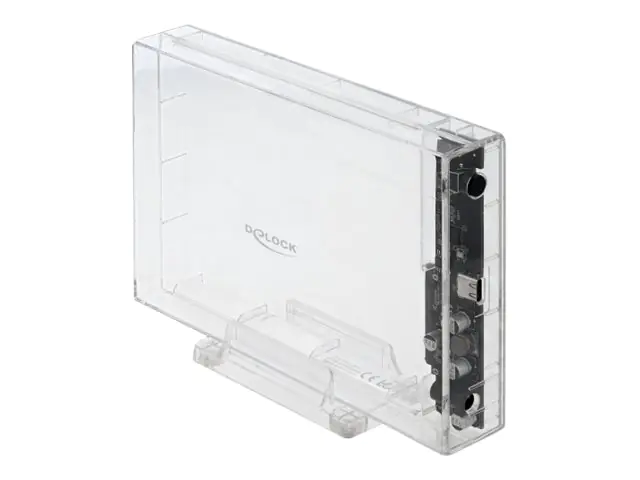 Delock External Enclosure for 3.5" SATA HDD with USB Type-C - Speichergehäuse - 3.5" (8.9 cm) 42623