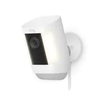 Ring Spotlight Cam Pro Plug-In - Netzwerk-Überwachungskamera - Außenbereich - witterungsbeständig - Farbe (Tag&Nacht) - 1080p - Audio - drahtlos - Wi-Fi