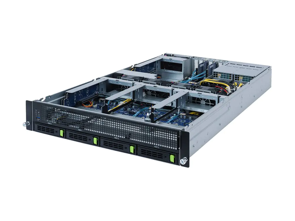 Gigabyte G242-P36 - Server - Rack-Montage - 2U - 1-Weg - keine CPU - RAM 0 GB - SATA/PCI Express -