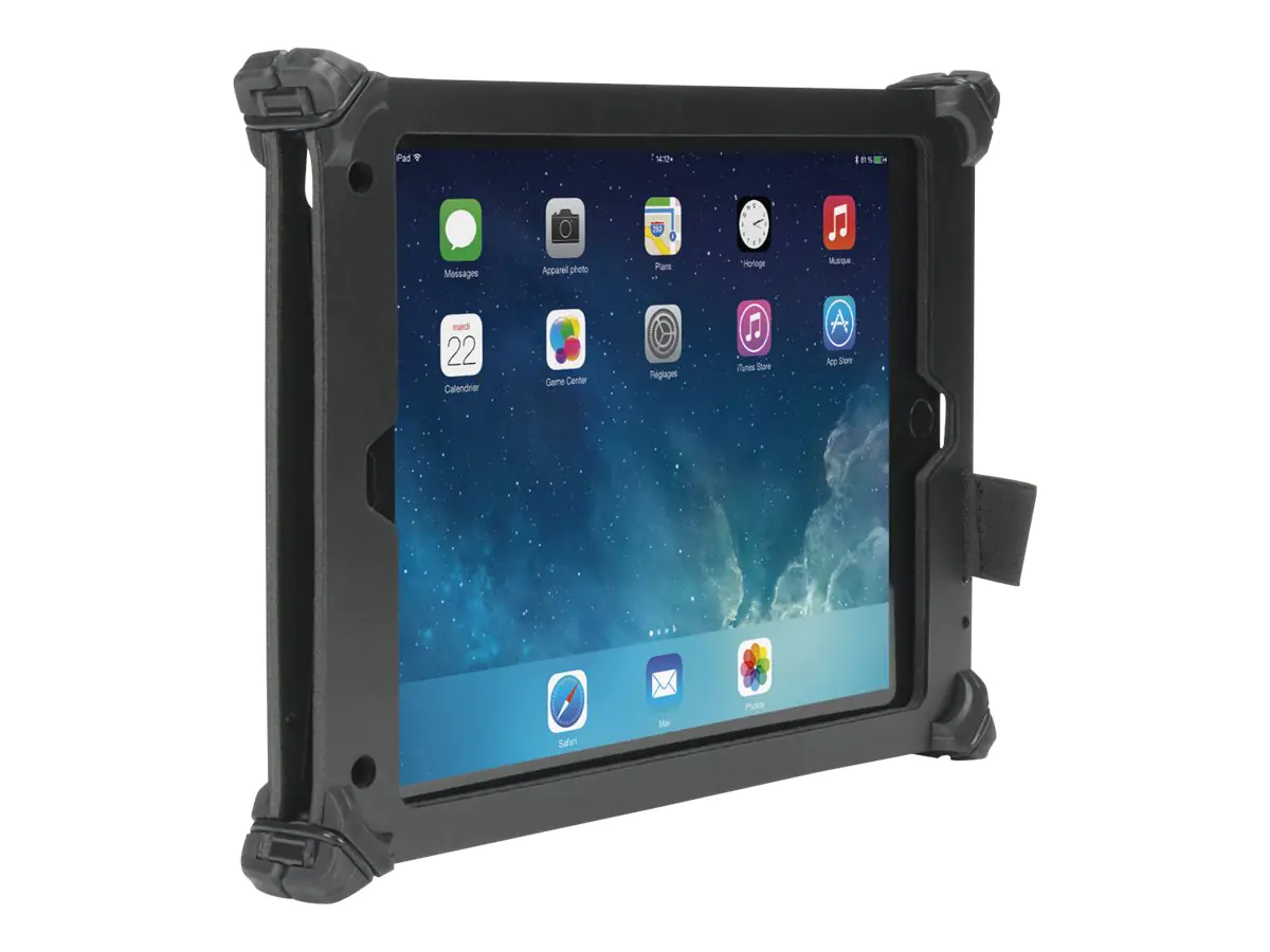 Mobilis RESIST - Schutzabdeckung für Tablet - widerstandsfähig - Schwarz - für Apple 9.7-inch iPad (5. Generation, 6. Generation) 050002