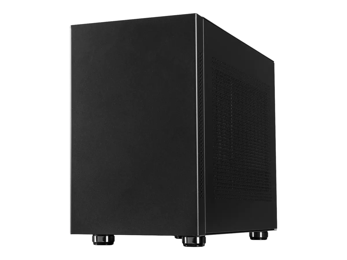 Inter-Tech IM-1 Pocket - Micro Tower - micro ATX - keine Spannungsversorgung (ATX12V / SFX12V) - Anthrazit - USB/Audio