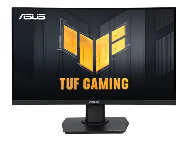 ASUS TUF Gaming VG24VQER - LED-Monitor - Gaming - gebogen - 61 cm (24") (23.8" sichtbar) - 1920 x 1080 Full HD (1080p) @ 180 Hz - VA - 250 cd/m² - 3000:1 - 1 ms - 2xHDMI, DisplayPort - Schwarz