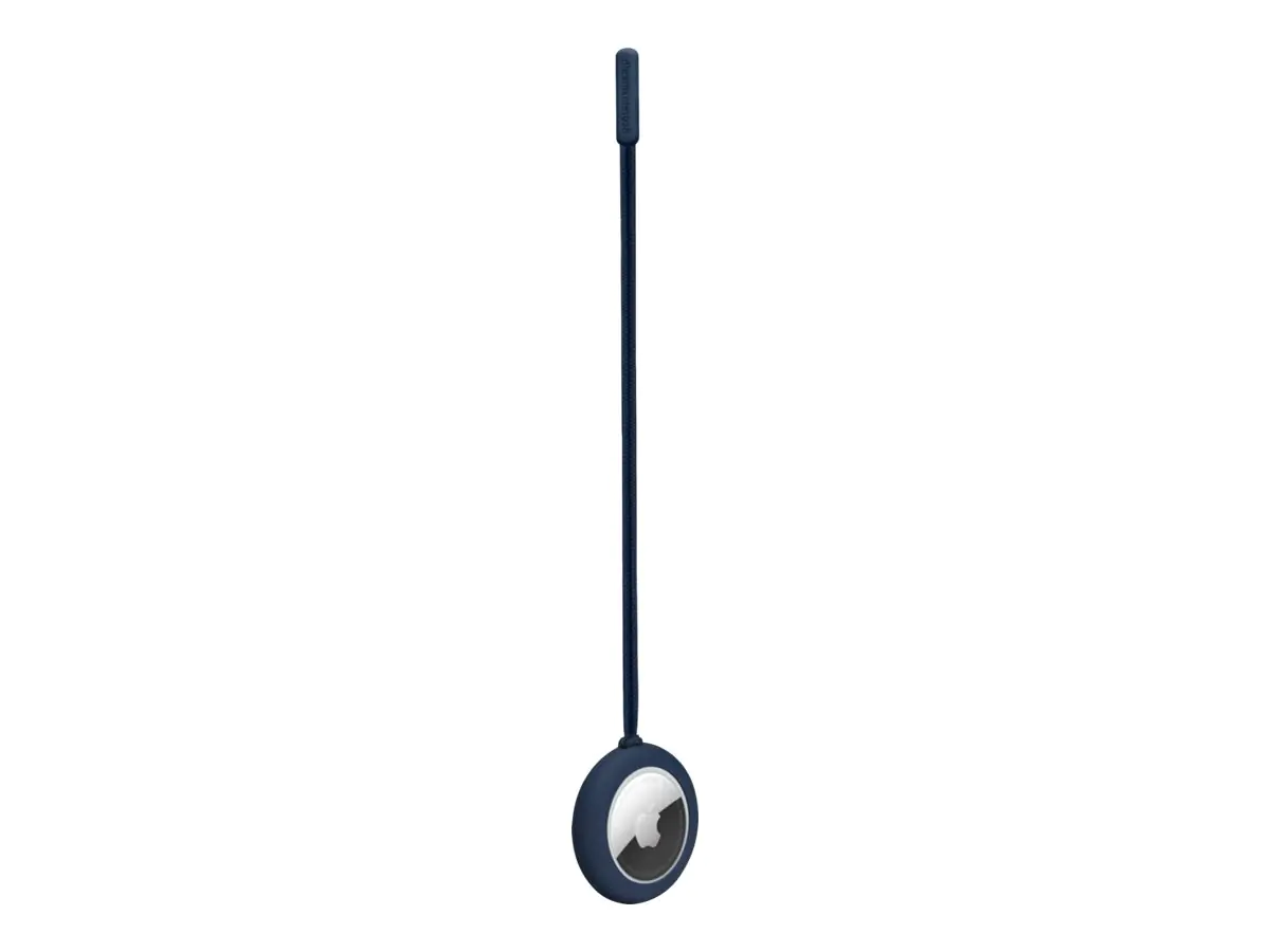 dbramante1928 Greenland - Secure Holder mit Schlaufe für Bluetooth-Tracker - Pazifikblau - für Apple AirTag