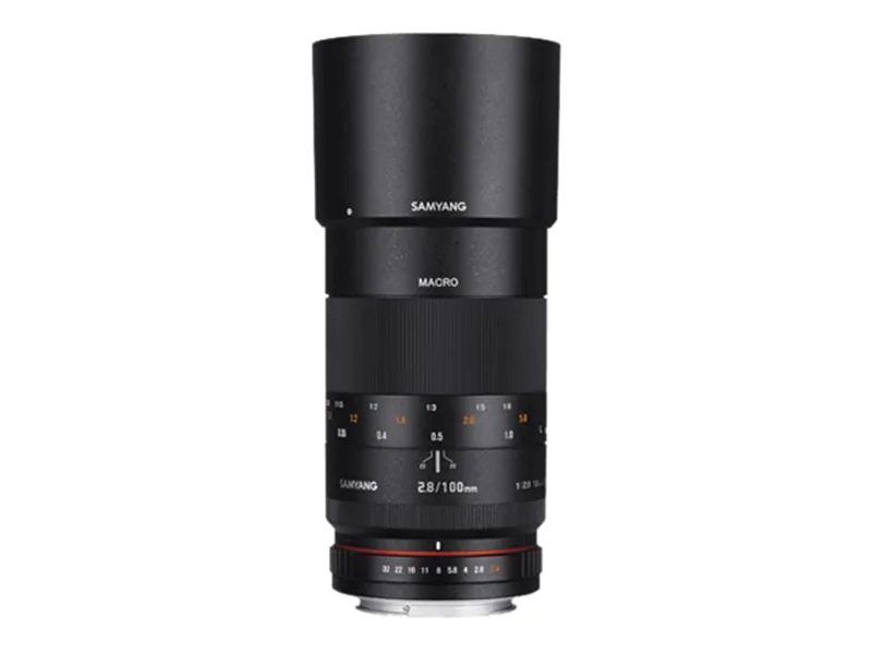 Samyang - Teleobjektiv - 100 mm - f/2.8 ED UMC MACRO - Sony E-mount - für Sony Cinema Line; a VLOGCAM; a1; a1 II; a6700; a7 IV; a7C; a7C II; a7CR; a7R V; a9 III
