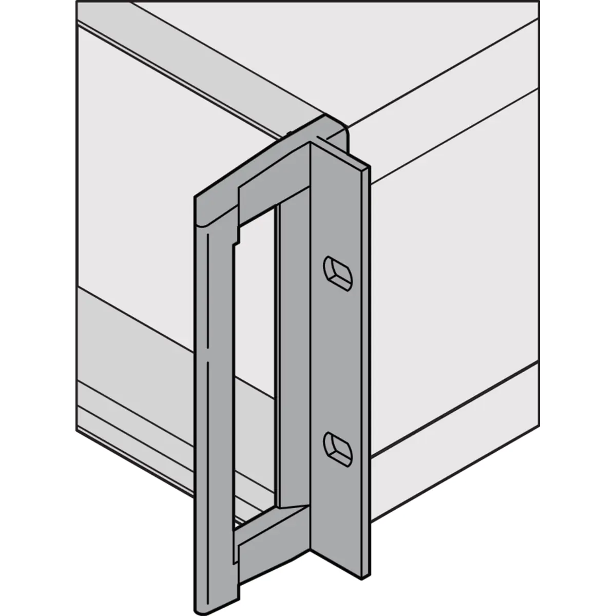 SCHROFF RATIOPAC PRO 19"BRACKET W.HANDLE 6/7U - Rack-Zubehör