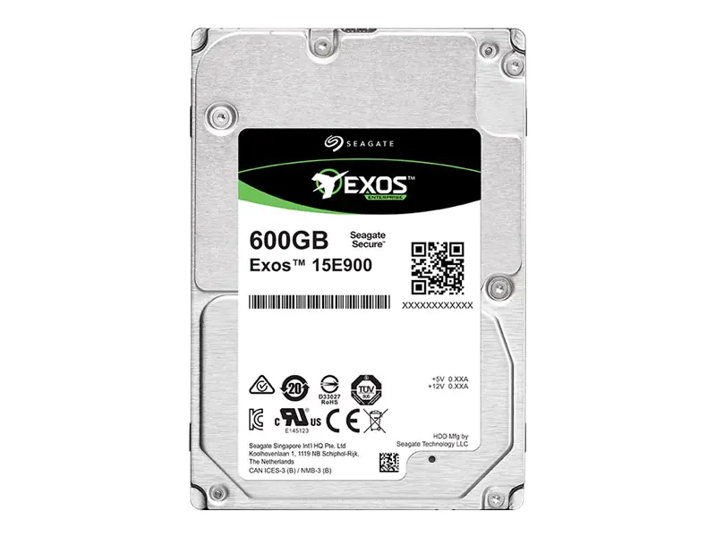 Seagate Exos 15E900 ST600MP0136 - Festplatte - 600 GB - intern - 2.5" SFF (6.4 cm SFF) - SAS 12Gb/s - 15000 rpm - Puffer: 256 MB