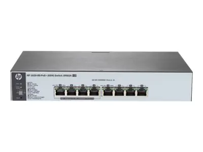 HP Switch J9982A 8 Desktop, an Rack montierbar, wandmontierbar - 1U