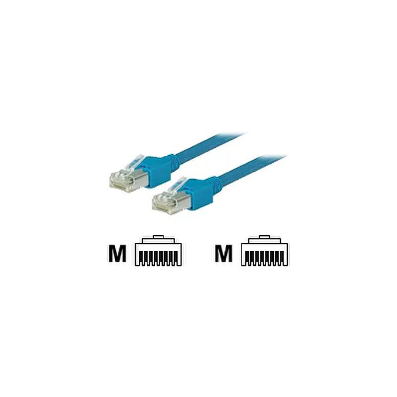 Tecline Patch-Kabel RJ-45 (M) RJ-45 (M) 713015B Abgeschirmtes Twisted-Pair (SF/UTP) CAT 5e 1.5