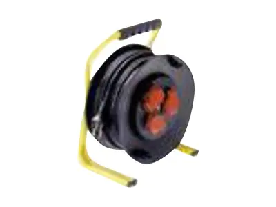 Bachmann - Verlängerungsrolle - Wechselstrom 250 V - Ausgangsanschlüsse: 3 (3 x Eurostecker) - 40 m Schnur - Schwarz Bachmann - Verlängerungsrolle - Wechselstrom 250 V - Ausgangsanschlüsse: 3 (3 x Eurostecker) - 40 m Schnur - Schwarz
